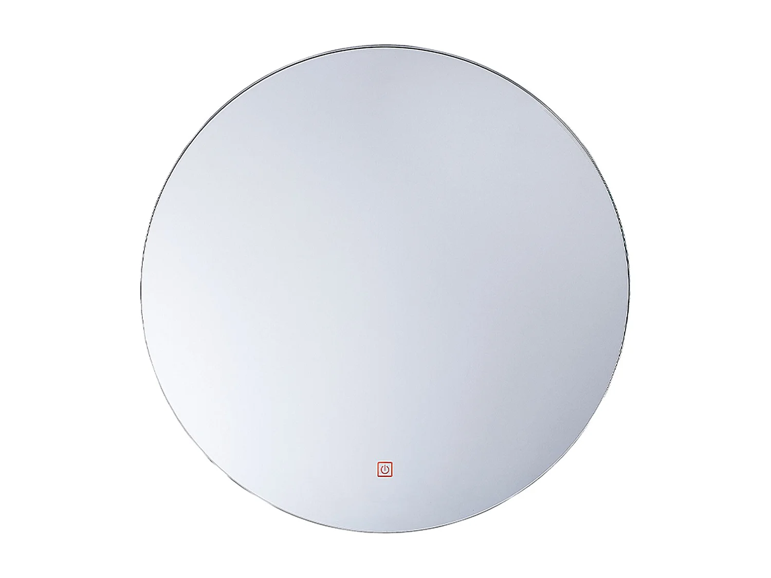 Miroir de salle de bain LED CALLAC 60 cm 60 cm Argenté