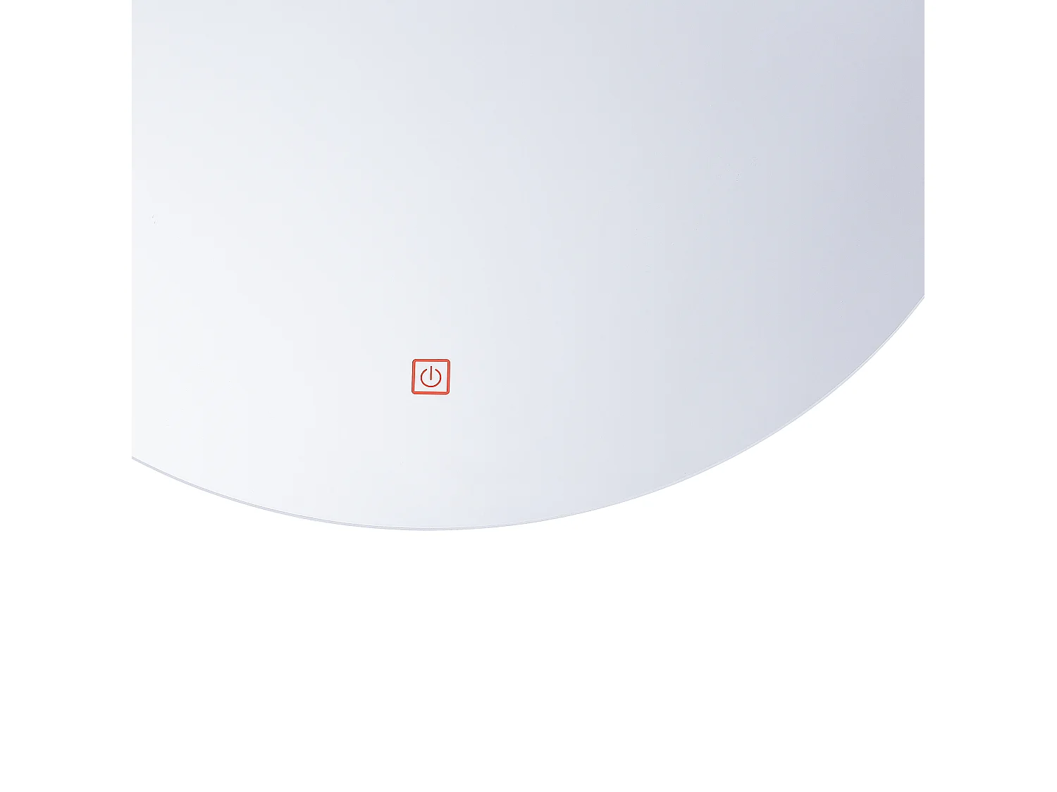 LED badkamerspiegel CALLAC 60 cm 60 cm Zilver