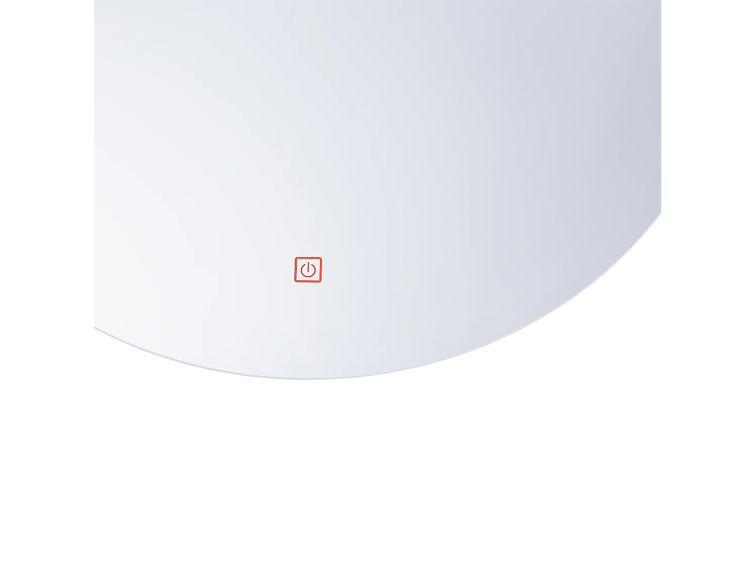LED Bathroom Mirror CALLAC 60 cm 60 cm Silver