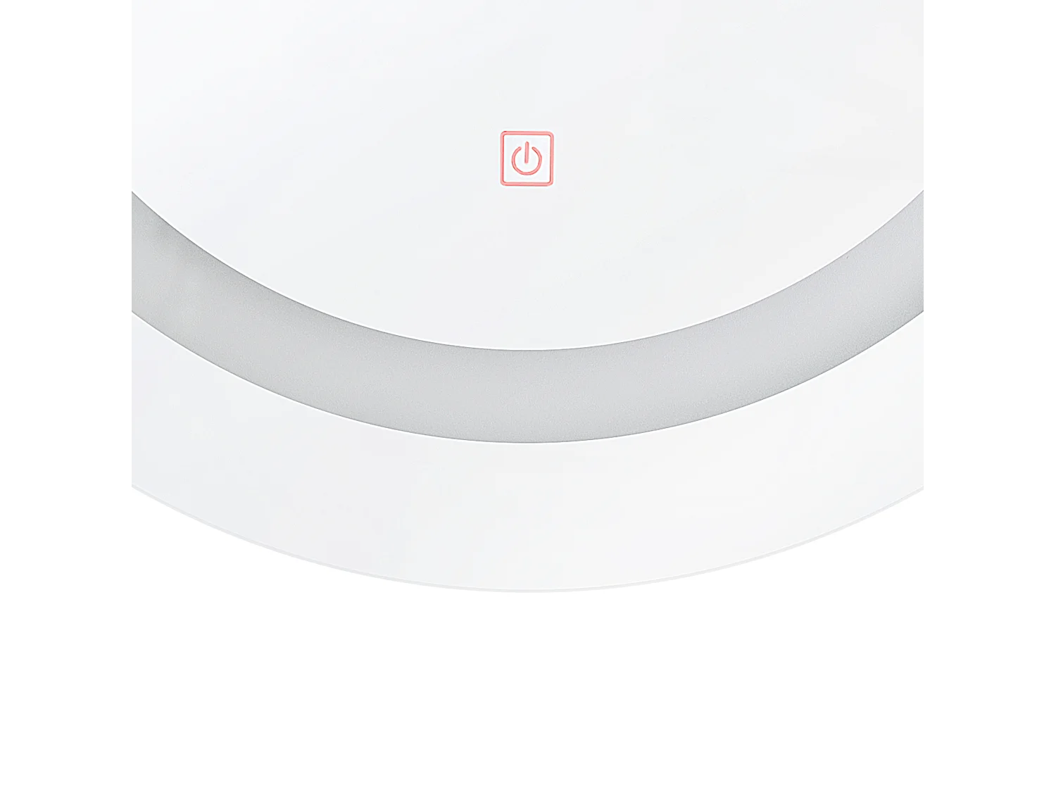 LED badkamerspiegel SELUNE 58 cm 58 cm Zilver