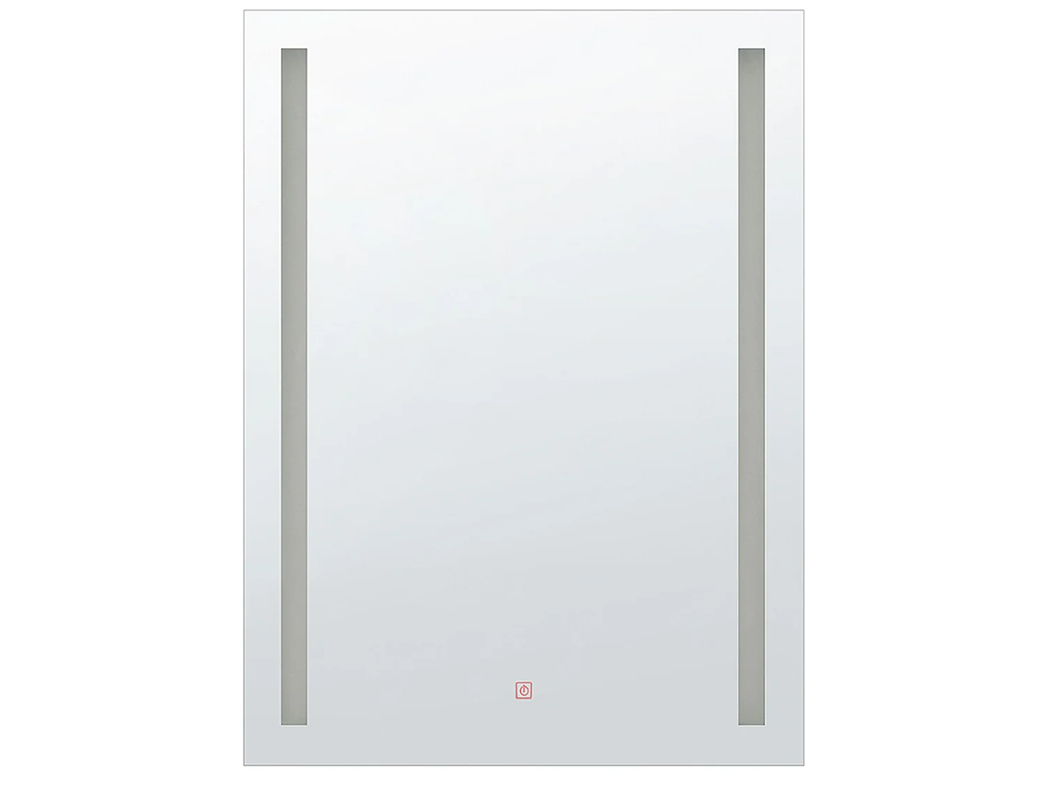 Lustro łazienkowe LED MARTINET 70 cm 90 cm Srebrny