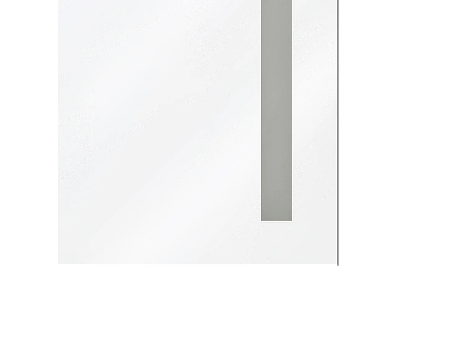 Lustro łazienkowe LED MARTINET 70 cm 90 cm Srebrny