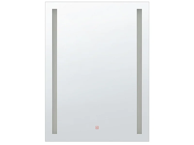 LED-Badezimmer-Spiegel MARTINET 70 cm 90 cm Silber