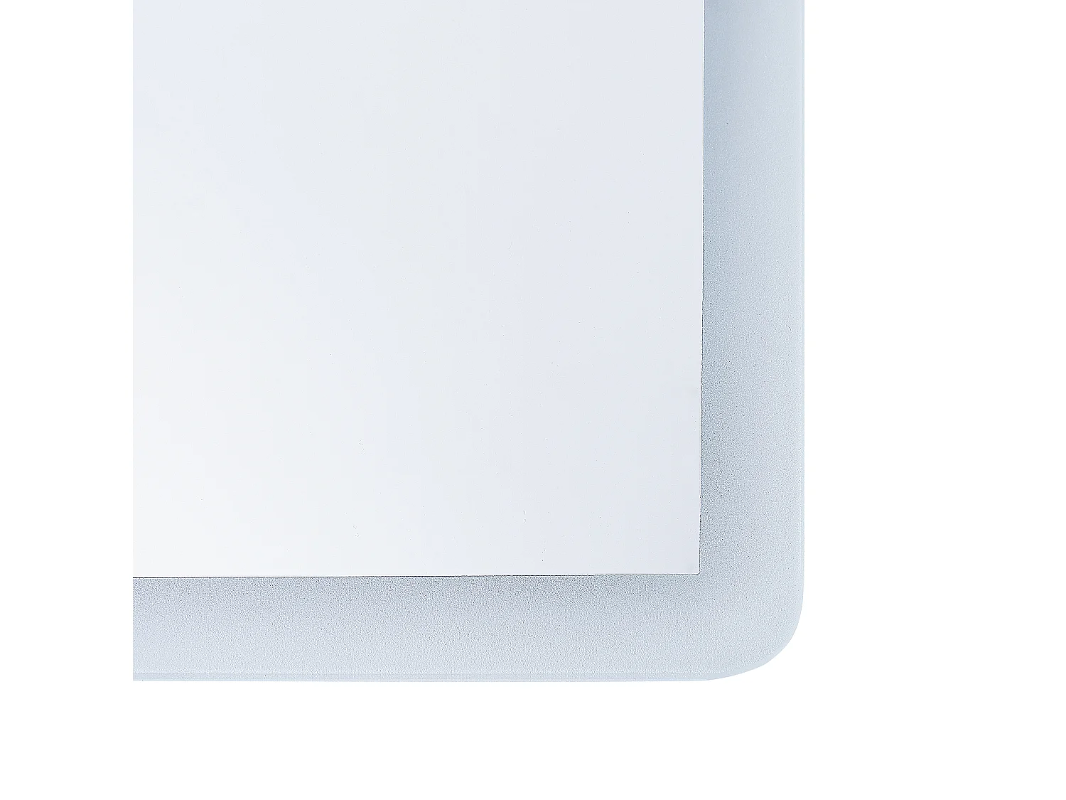 LED badkamerspiegel CORROY 80 cm 60 cm Zilver