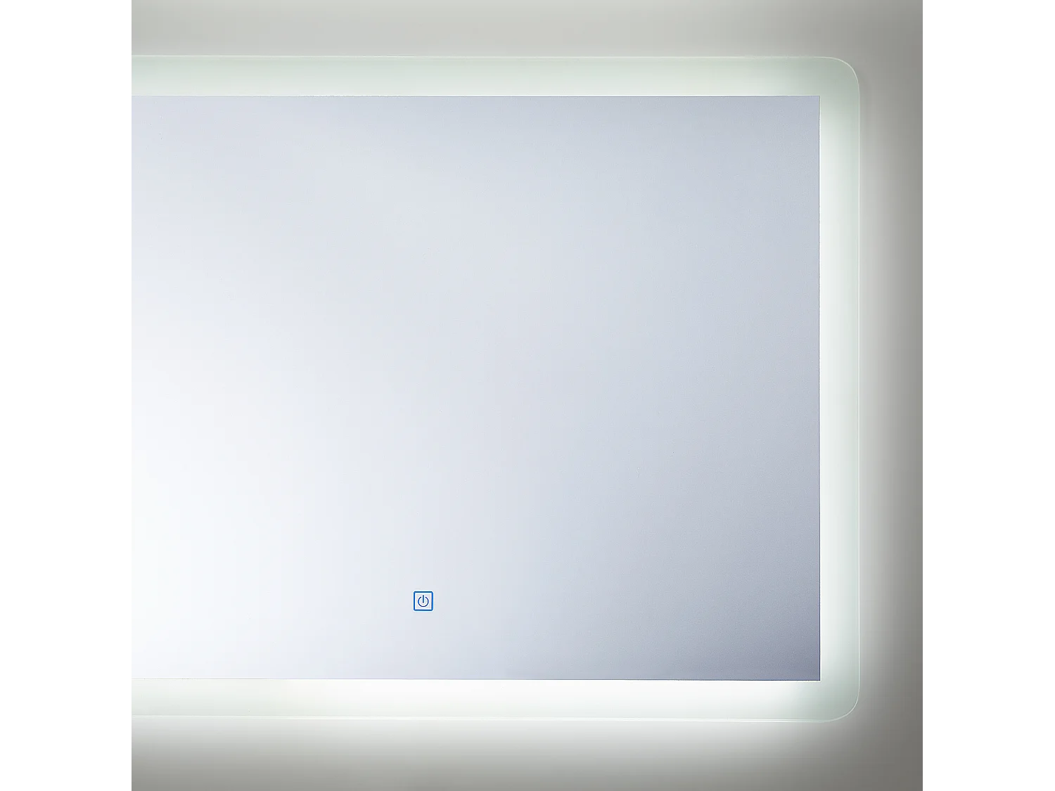 Espelho LED para casa de banho CORROY 80 cm 60 cm Prateado