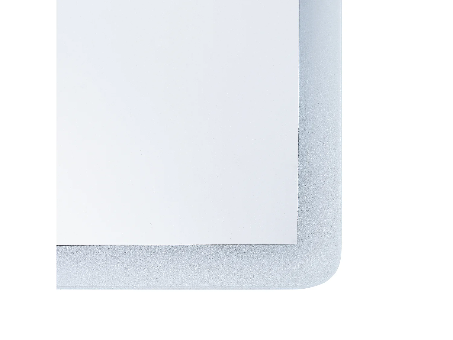 Espelho LED para casa de banho CORROY 80 cm 60 cm Prateado