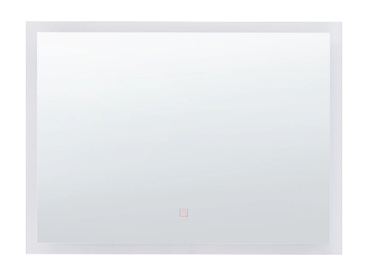 Miroir de salle de bain LED ADOUR 80 cm 60 cm Argenté