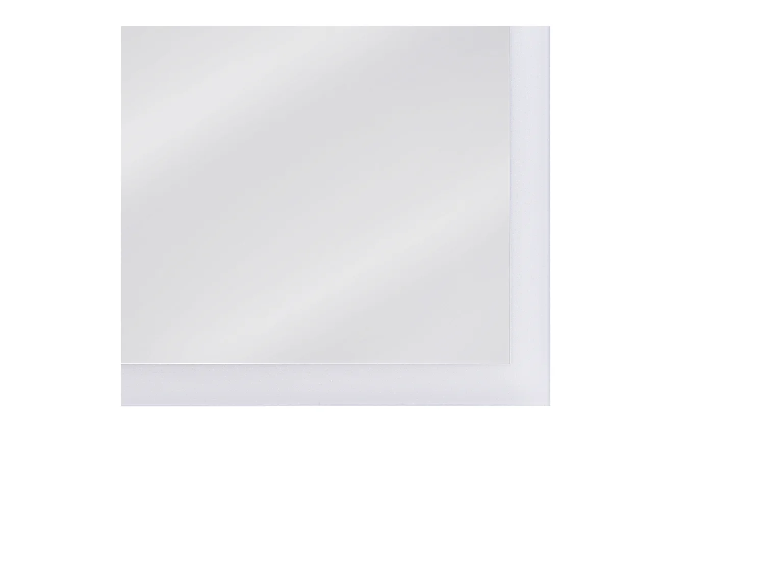 Miroir de salle de bain LED ADOUR 80 cm 60 cm Argenté