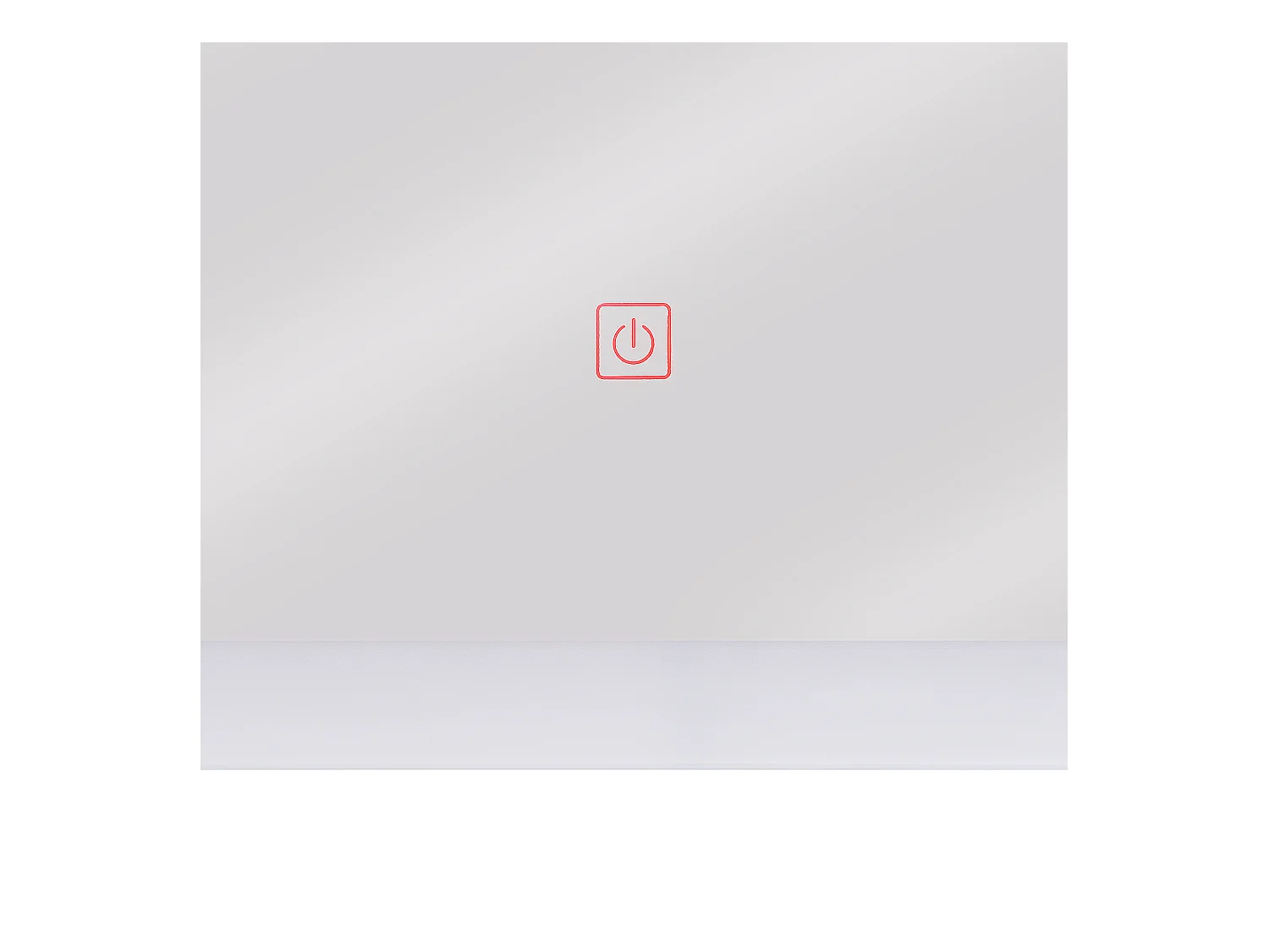 Miroir de salle de bain LED ADOUR 80 cm 60 cm Argenté