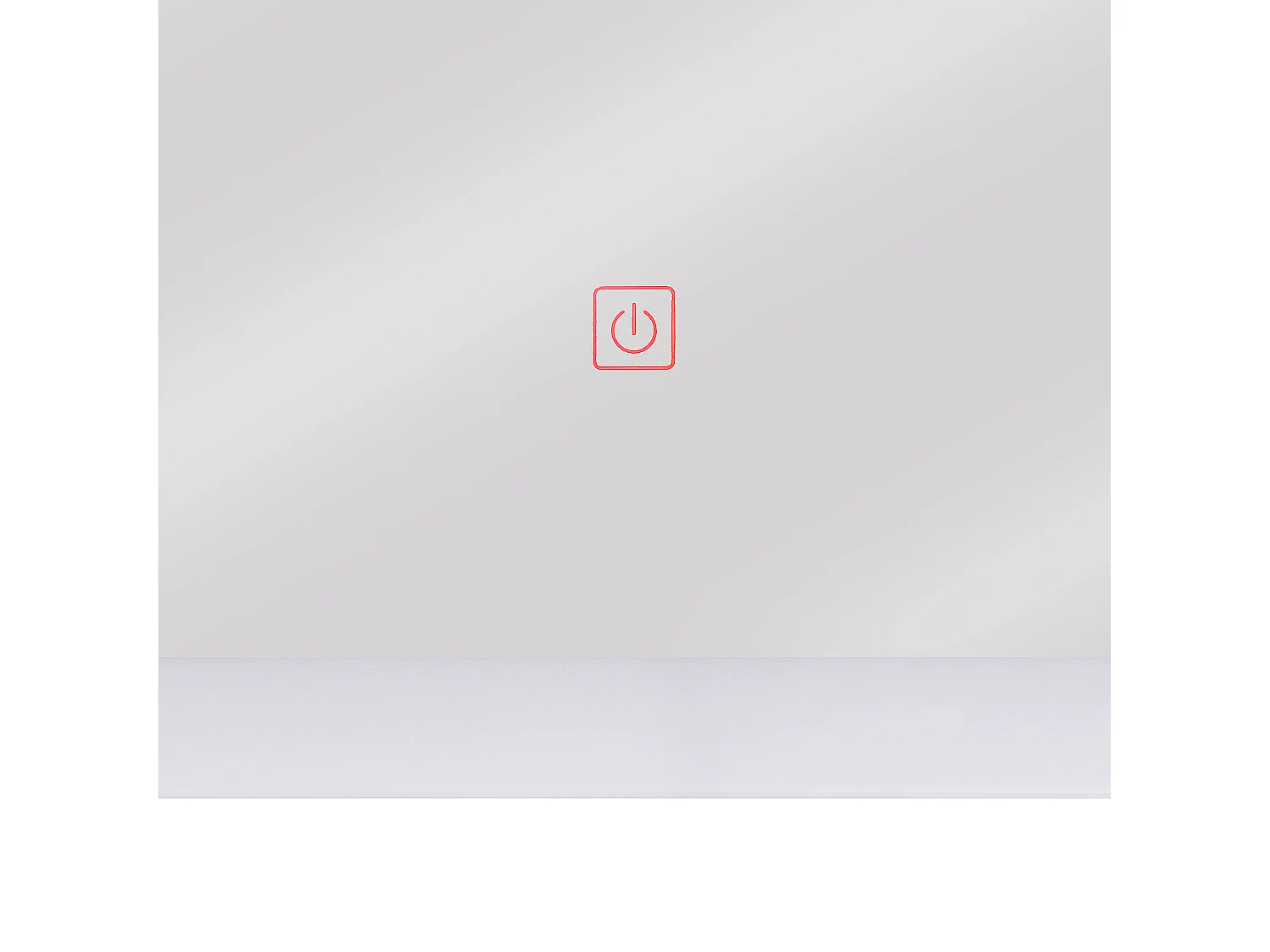 Miroir de salle de bain LED ADOUR 80 cm 60 cm Argenté