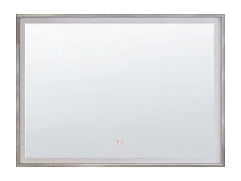 Miroir de salle de bain LED ARGENS 80 cm 60 cm Argenté