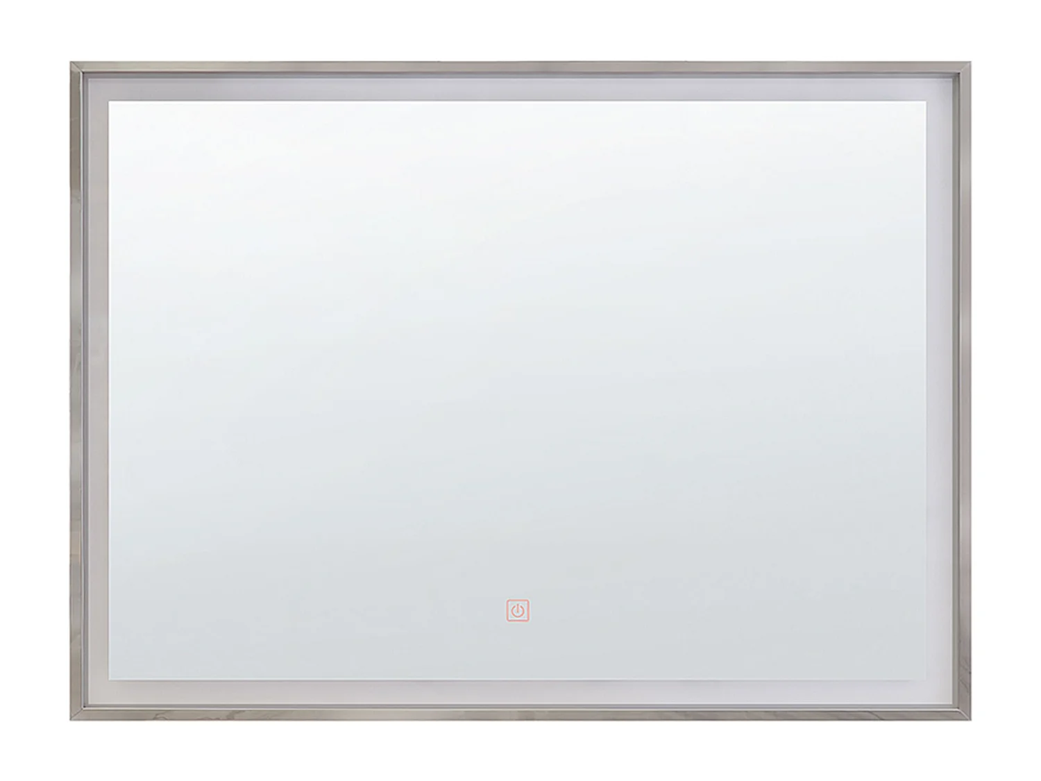 Miroir de salle de bain LED ARGENS 80 cm 60 cm Argenté