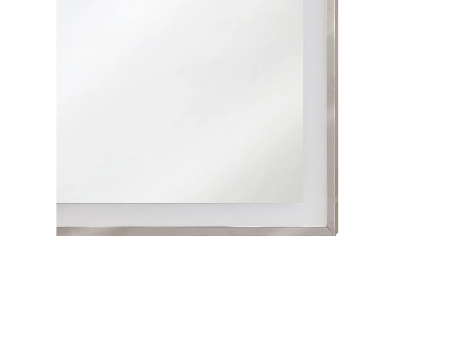 Miroir de salle de bain LED ARGENS 80 cm 60 cm Argenté