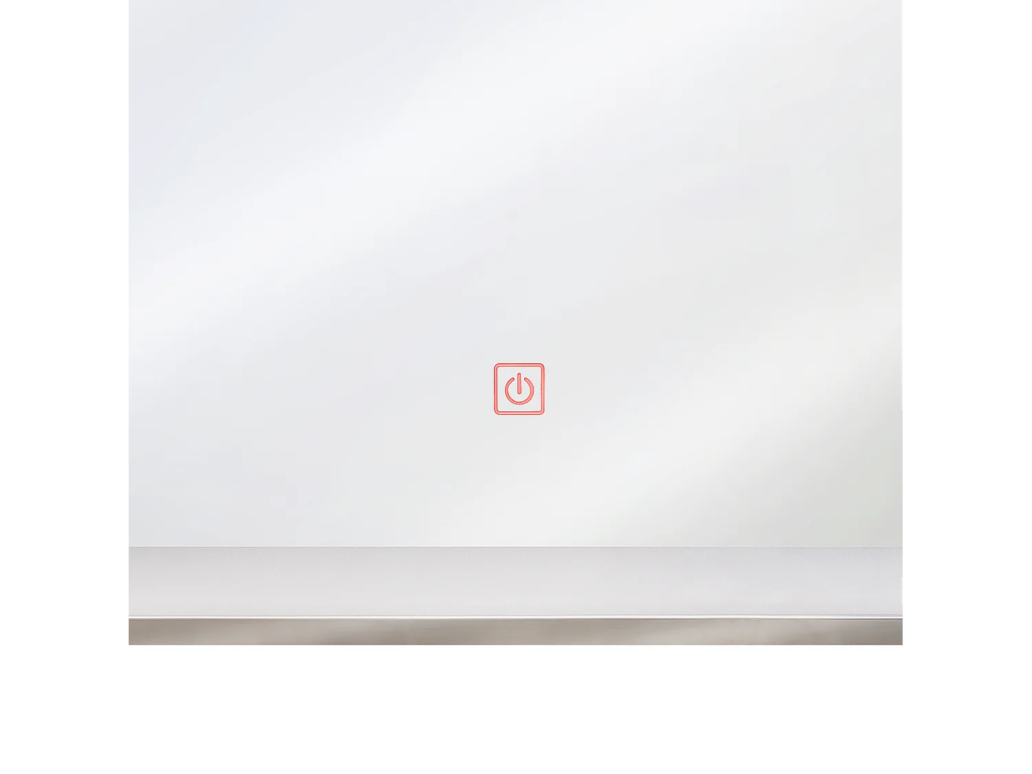 Miroir de salle de bain LED ARGENS 80 cm 60 cm Argenté