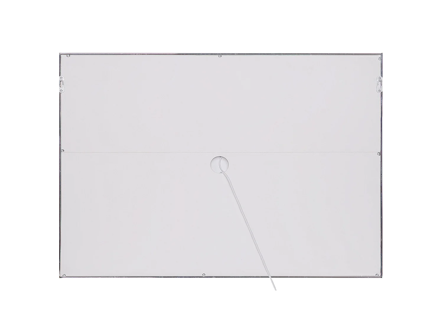 LED-Badezimmer-Spiegel ARGENS 80 cm 60 cm Silber