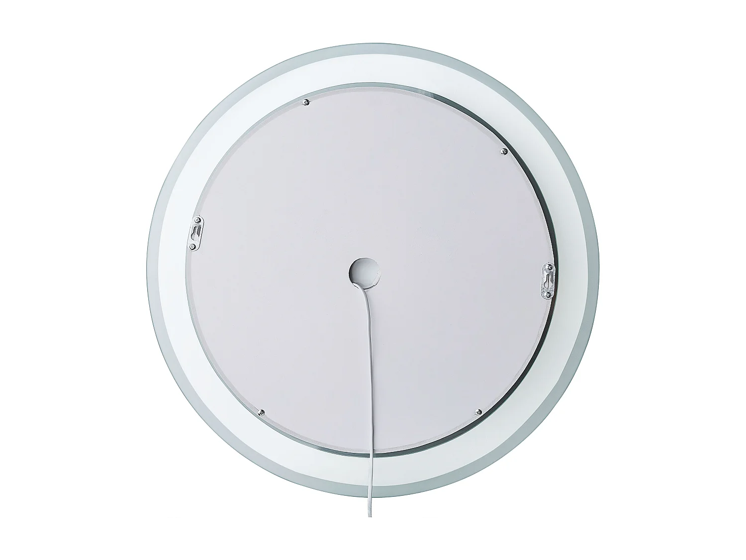 LED badkamerspiegel BRINAY 58 cm 58 cm Zilver