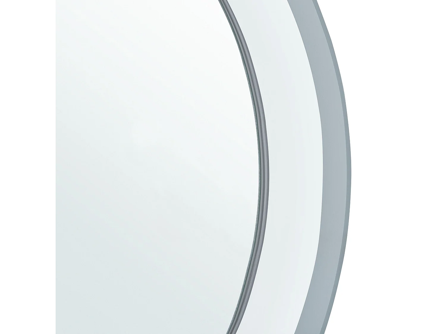 Miroir de salle de bain LED BRINAY 58 cm 58 cm Argenté