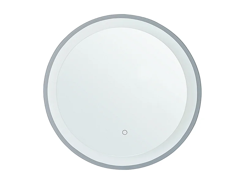 LED badkamerspiegel BRINAY 58 cm 58 cm Zilver