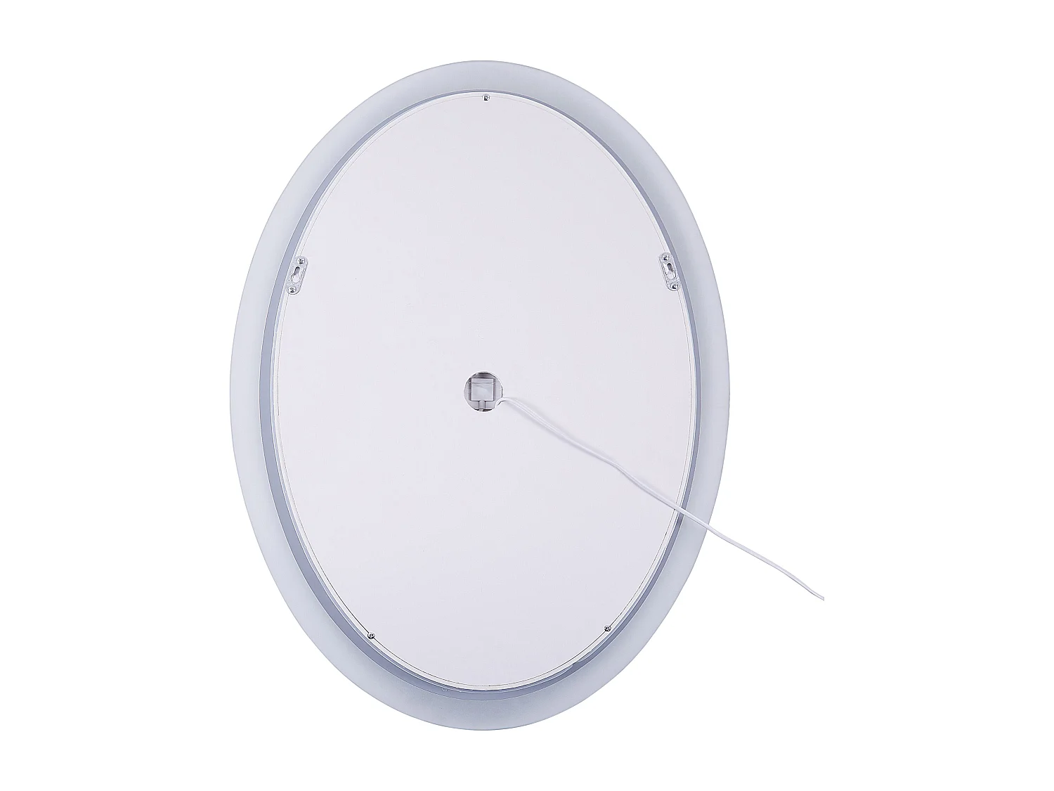 Specchio da bagno con luce LED VIRIAT 60 cm 80 cm Argento