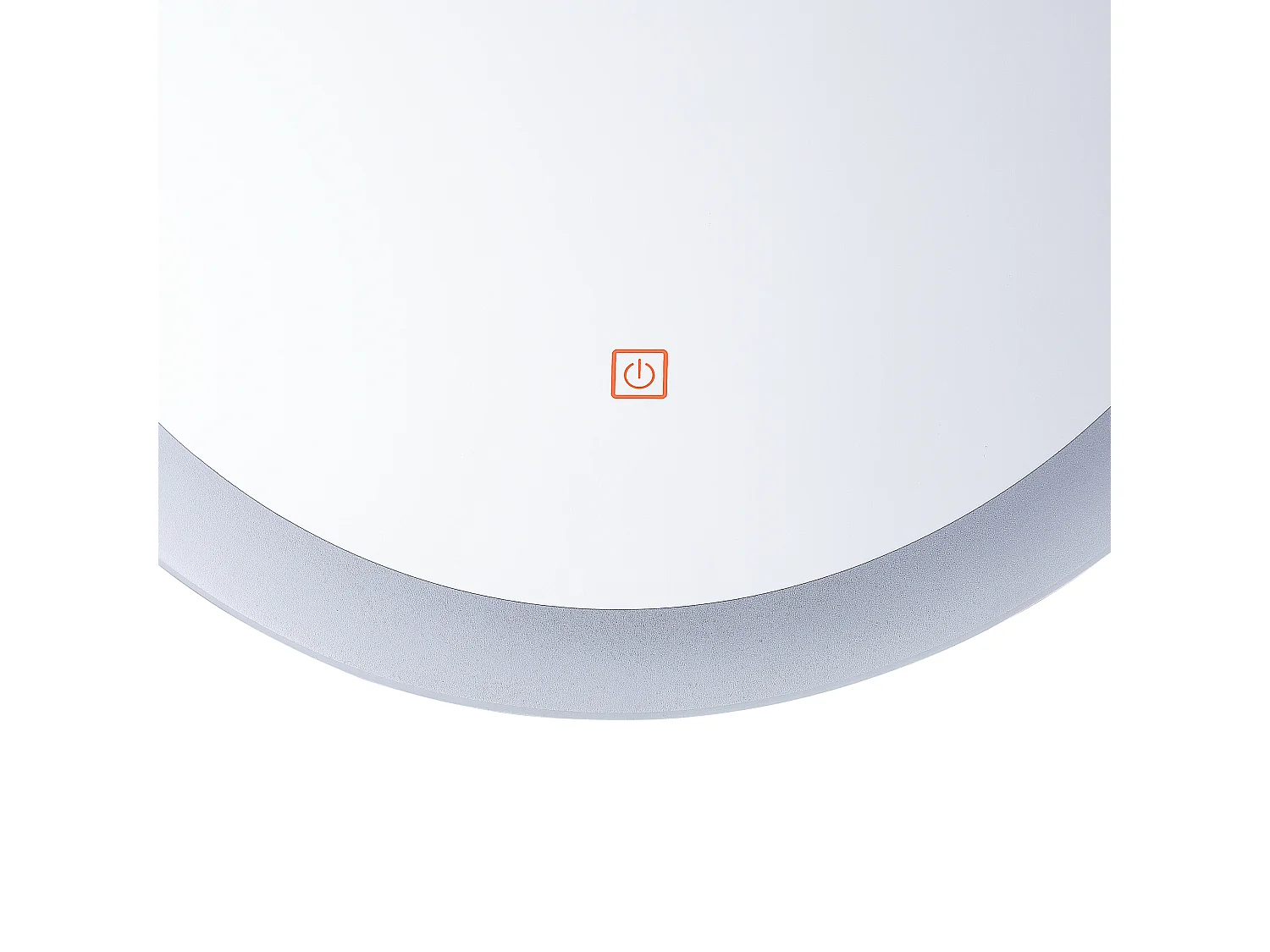 Specchio da bagno con luce LED VIRIAT 60 cm 80 cm Argento