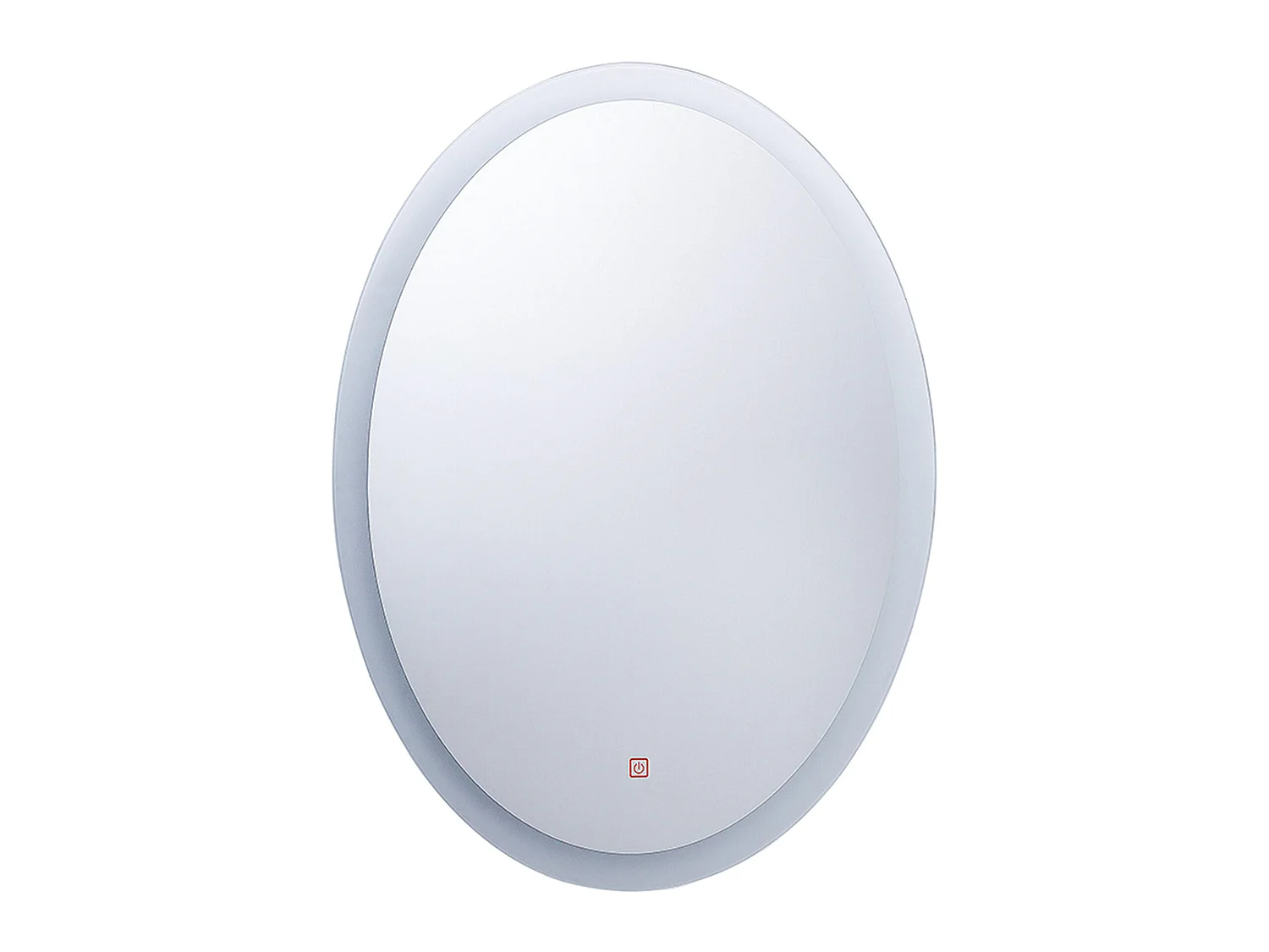 Miroir de salle de bain LED VIRIAT 60 cm 80 cm Argenté