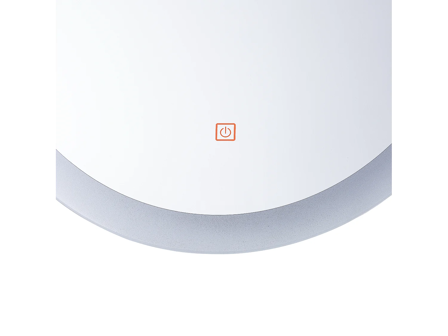 Specchio da bagno con luce LED VIRIAT 60 cm 80 cm Argento