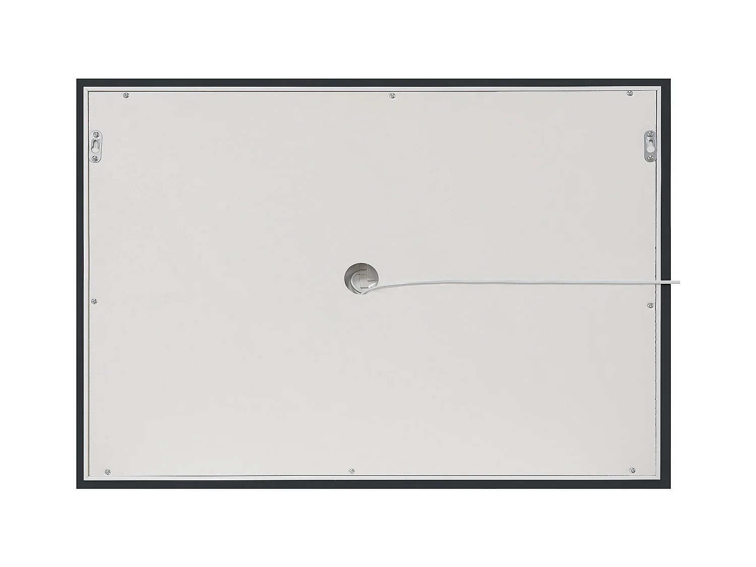 Miroir de salle de bain LED EYRE 80 cm 60 cm Argenté