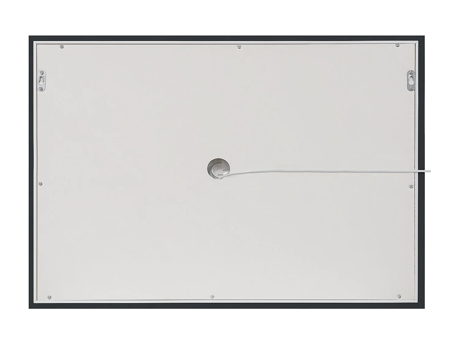 Miroir de salle de bain LED EYRE 80 cm 60 cm Argenté