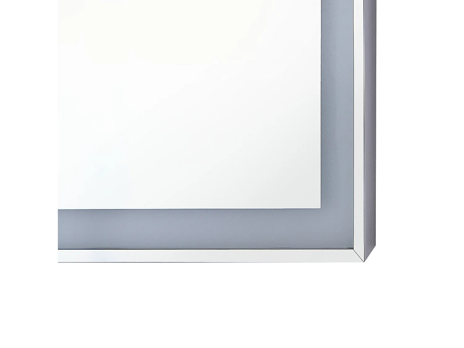 Miroir de salle de bain LED ARGENS 90 cm 70 cm Argenté