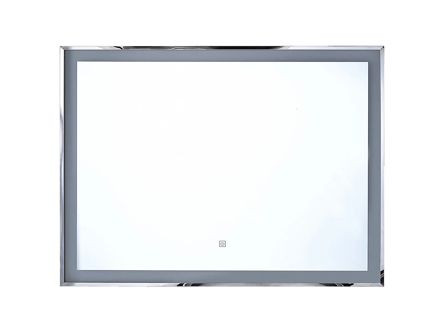 LED Bathroom Mirror ARGENS 90 cm 70 cm Silver