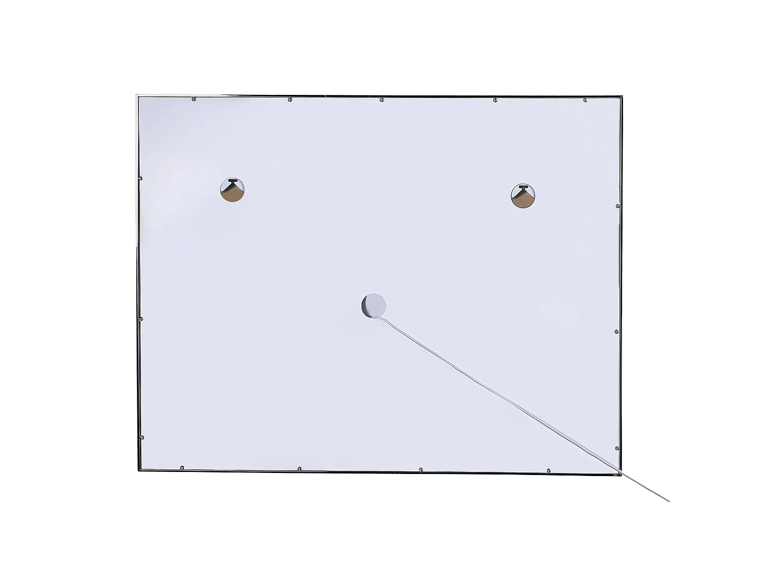 LED Bathroom Mirror ARGENS 90 cm 70 cm Silver