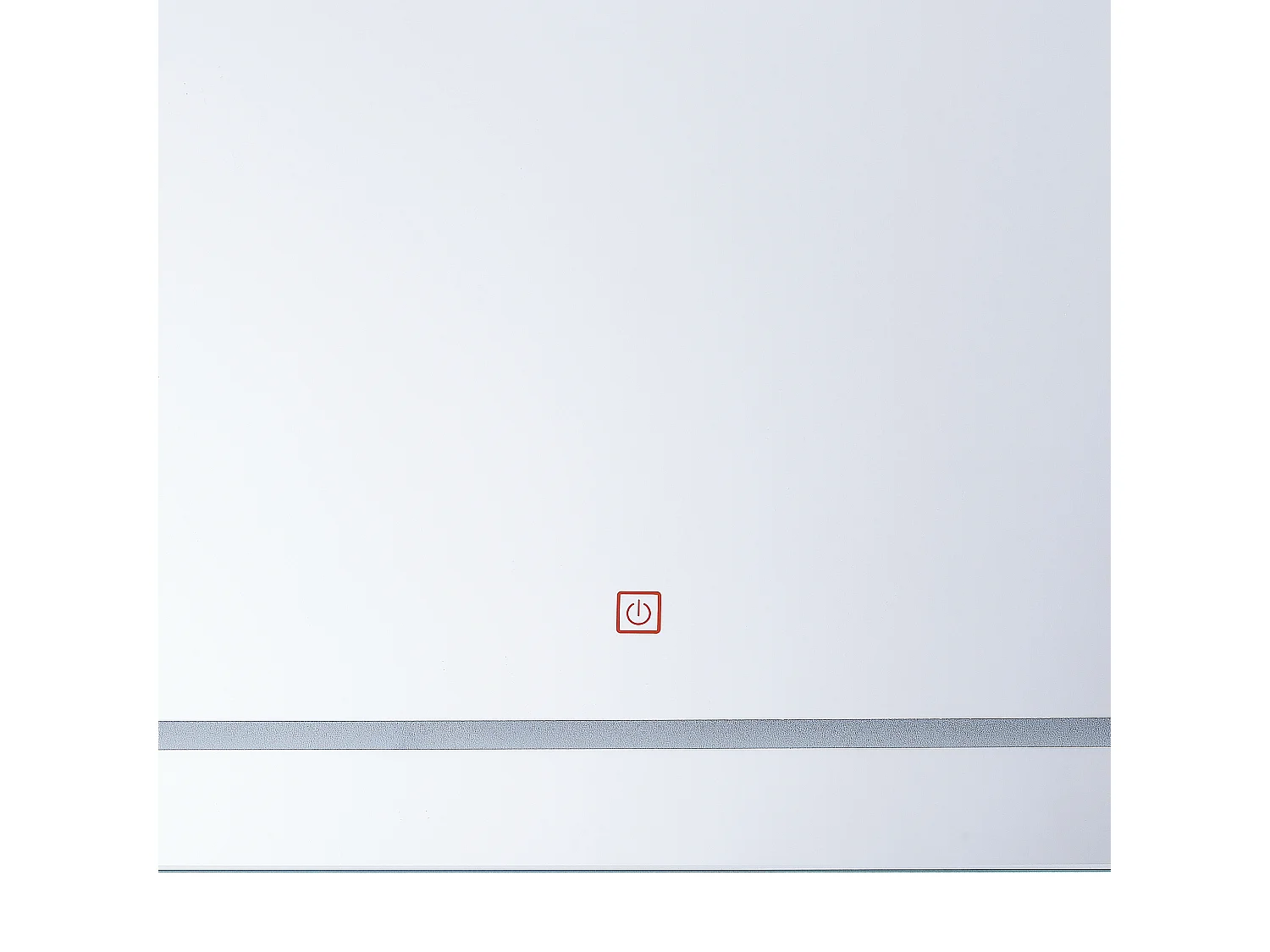 Miroir de salle de bain LED WASSY 80 cm 60 cm Argenté