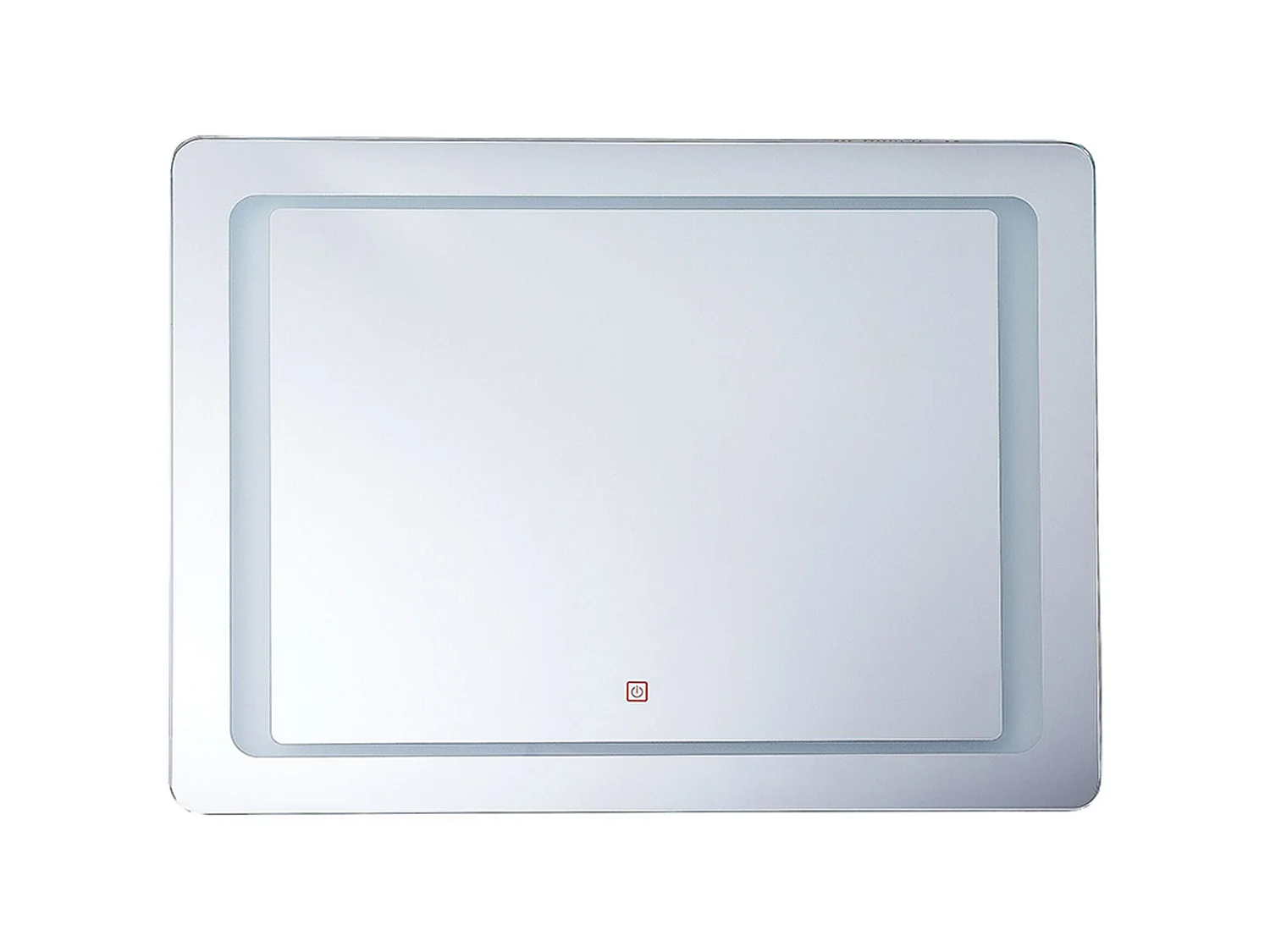 LED Bathroom Mirror WASSY 80 cm 60 cm Silver