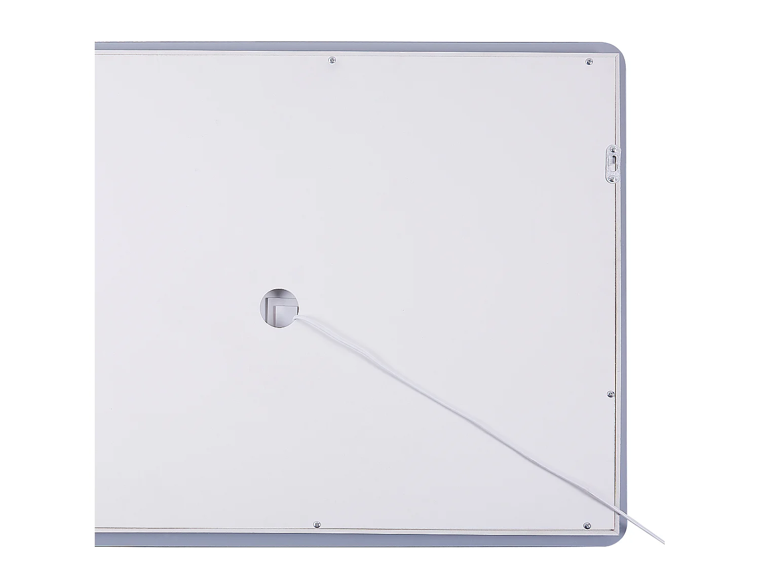 LED Bathroom Mirror WASSY 80 cm 60 cm Silver