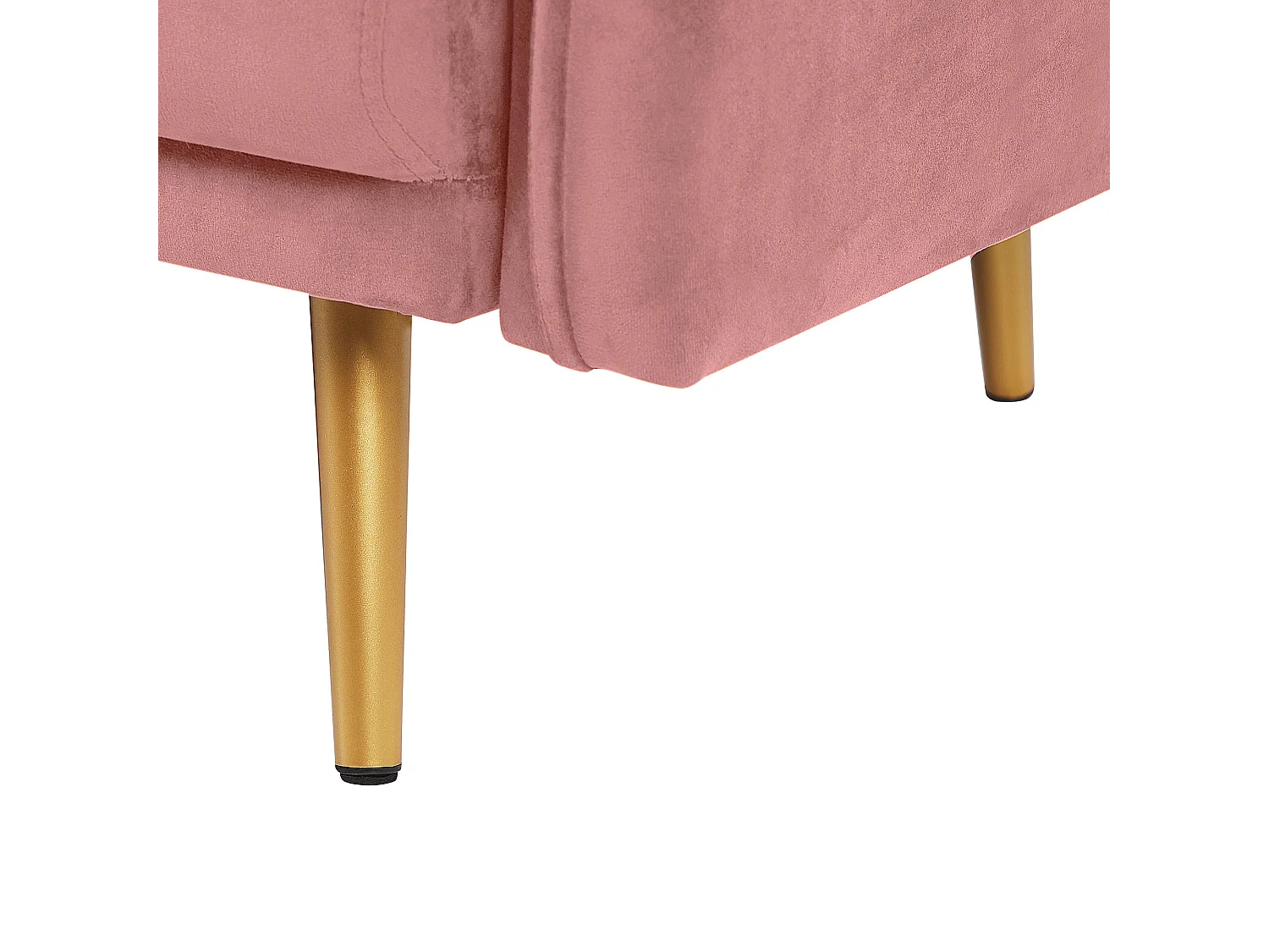 Bank MAURA Fluweel Roze 2-zitter