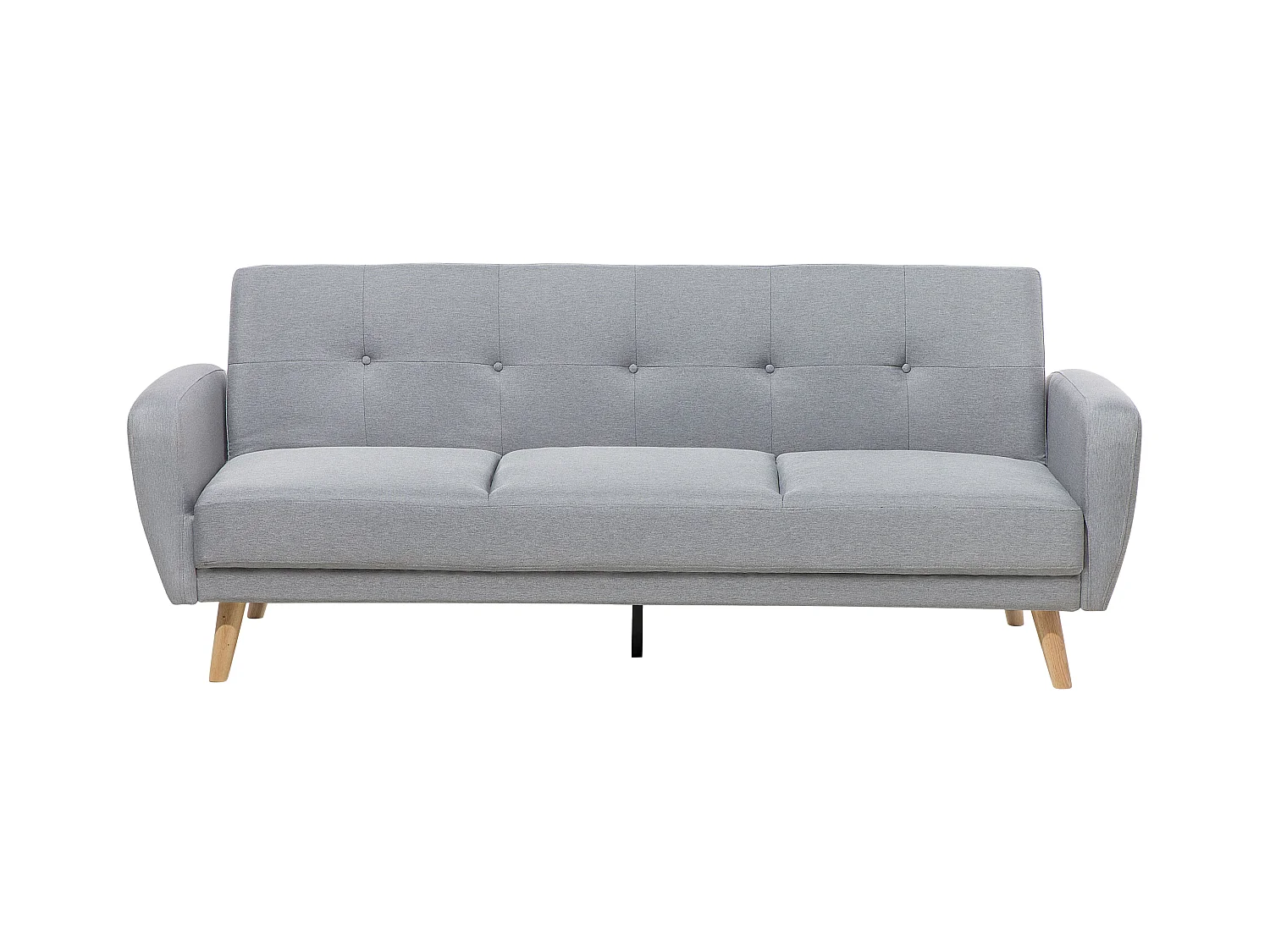Divano letto FLORLI Tessuto Grigio chiaro 3 posti