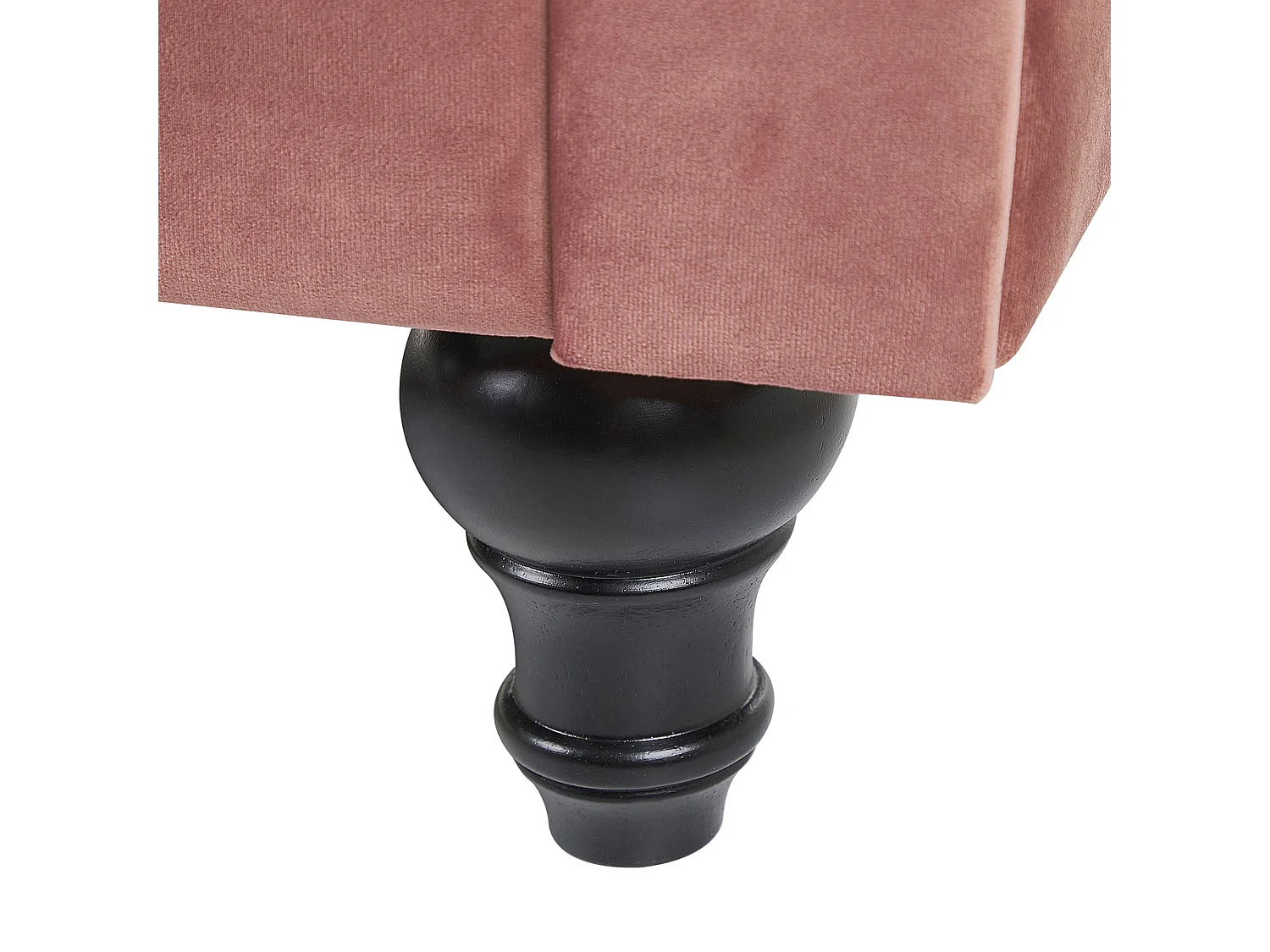 Canapé 3 places CHESTERFIELD Velours Rose