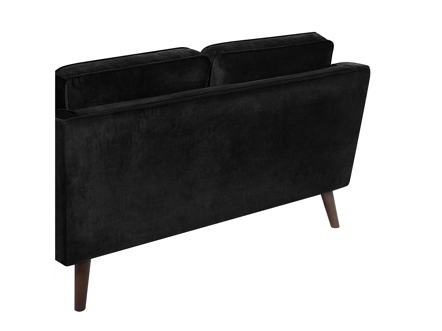 Divano LOKKA Velluto Nero 2 posti