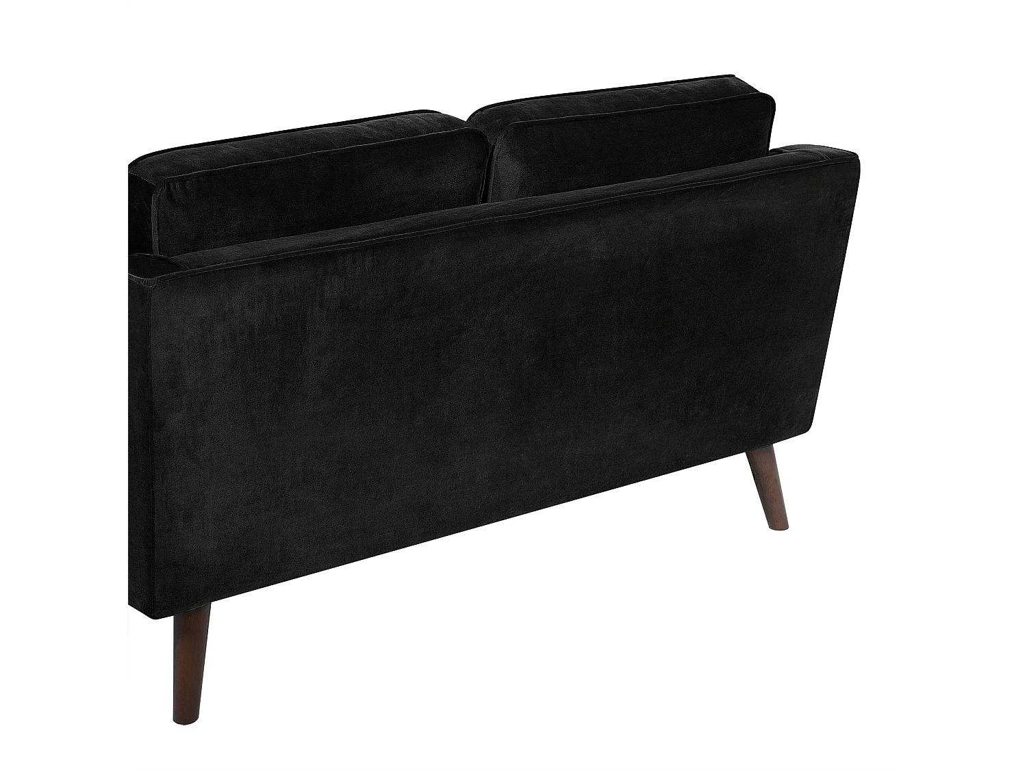 Canapé 2 places LOKKA Velours Noir