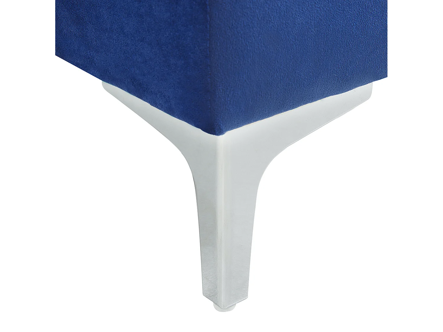 Hoekbank TIMRA Fluweel Marineblauw 3-zitter Linkerzijde