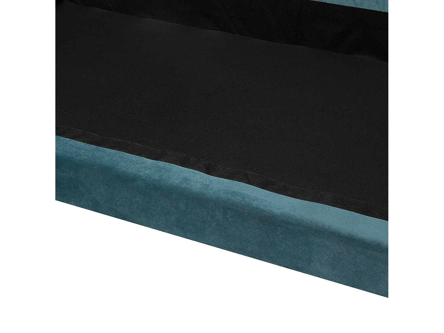 Bank EIKE Fluweel Blauwgroen 2-zitter