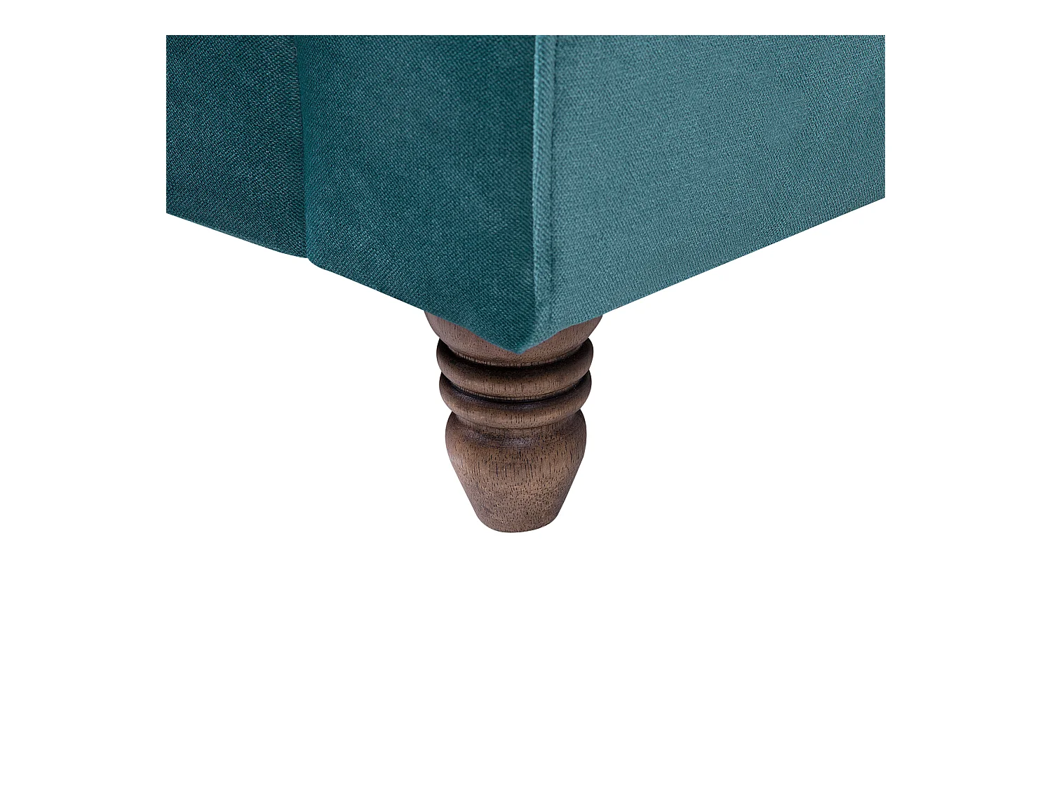 Bank EIKE Fluweel Blauwgroen 2-zitter