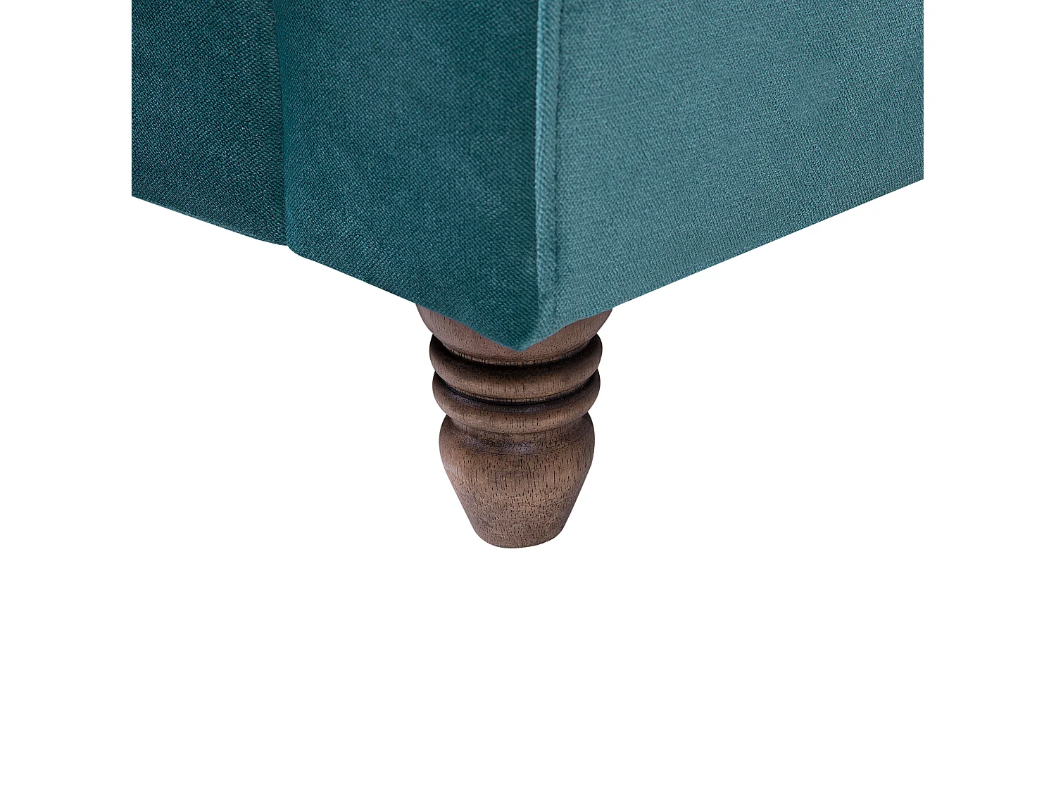 Canapé 2 places EIKE Velours Bleu paon