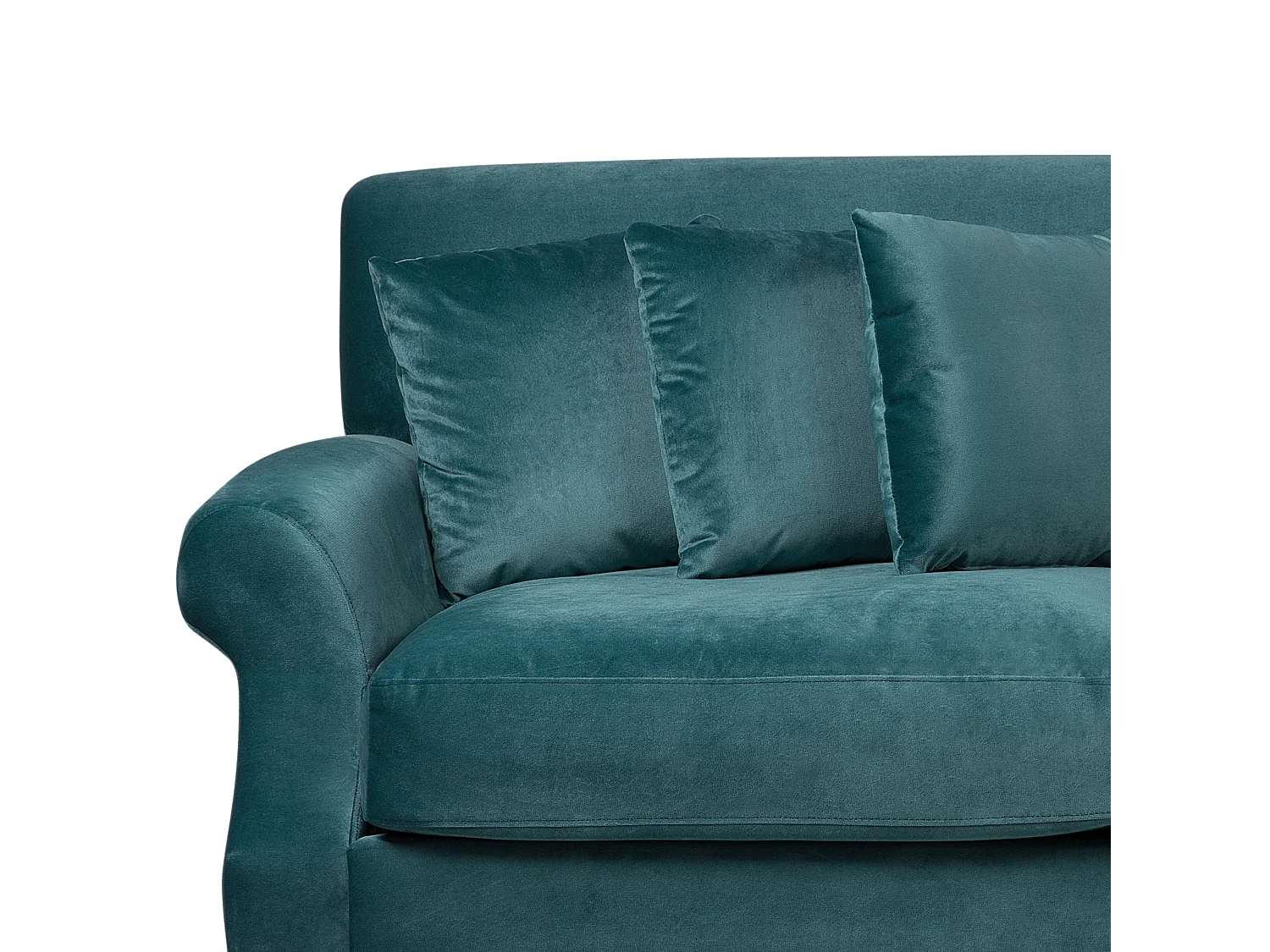 Sofa EIKE Welur Lazurowy dla 2 osób