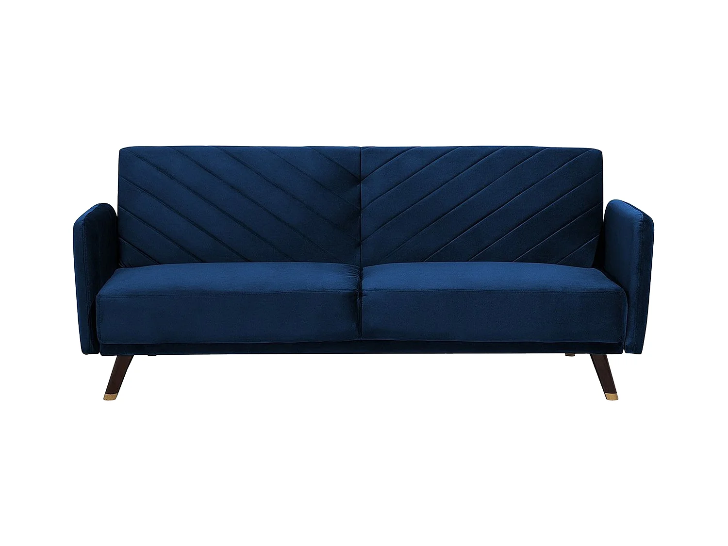 Slaapbank SENJA Fluweel Marineblauw 3-zitter