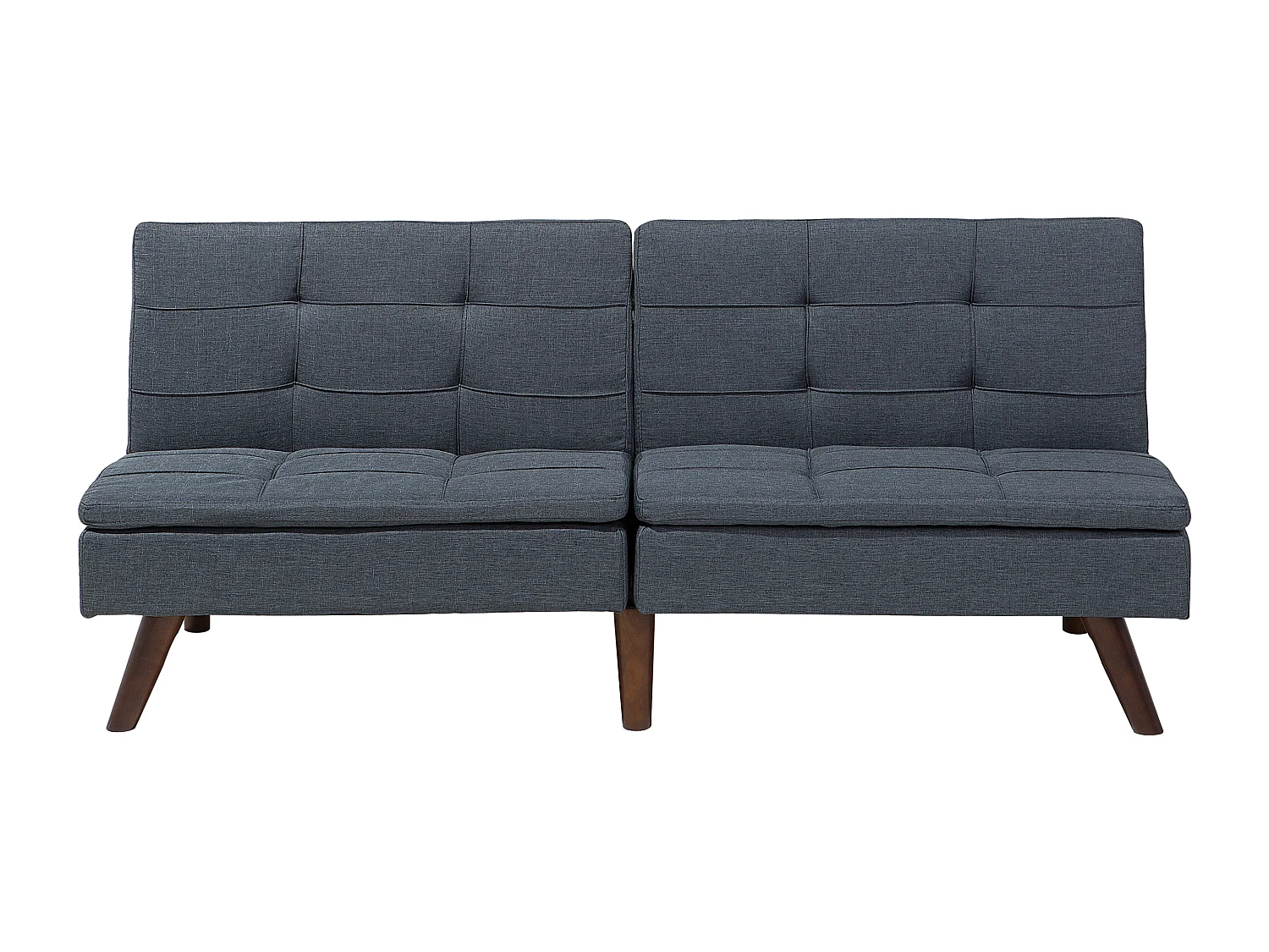 Canapé-lit 3 places RONNE Tissu Gris foncé