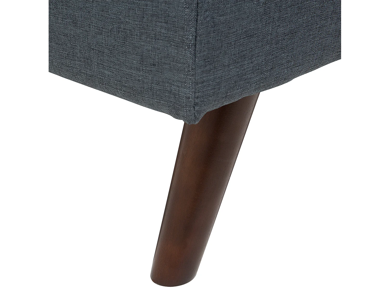 Divano letto RONNE Tessuto Grigio scuro 3 posti