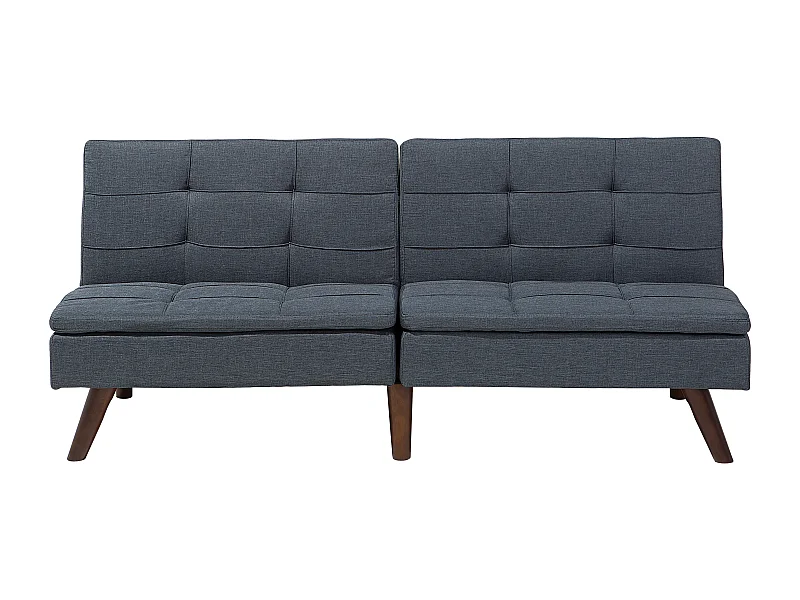 Canapé-lit 3 places RONNE Tissu Gris foncé