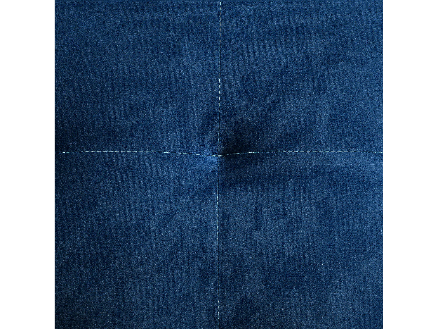 Modulaire hoekslaapbank ABERDEEN Fluweel Marineblauw 4-zitter Rechterzijde