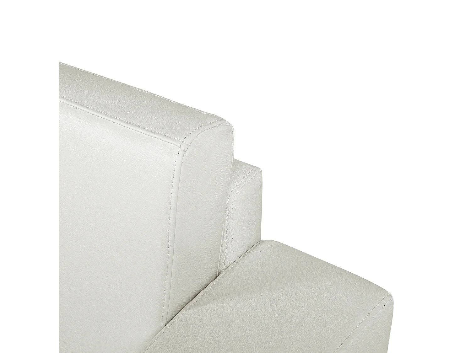 Canapé 2 places HELSINKI Cuir Blanc